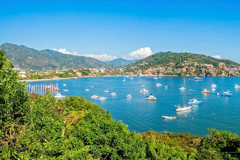 View of Zihuatanejo from La Casa Roja